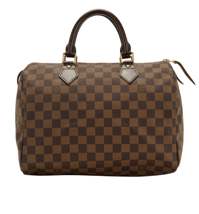 Speedy 30, &pound;910, Handbags, Brown, Canvas, Front view